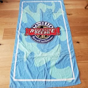 Vintage Royal Caribbean Adventure Ocean beach towel cruiseship memorabilia